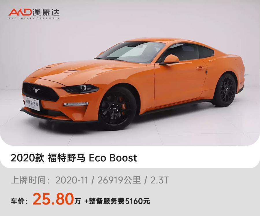 2020款 福特野马 Eco Boost